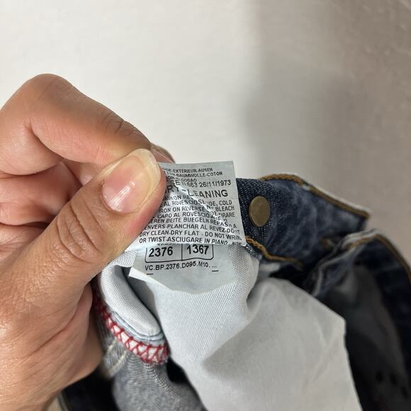 Versace Jeans Couture jeans boot cut leg, low rise, Y2K, size 30, distressed - Picture 11 of 11